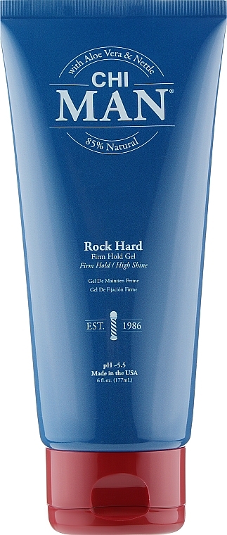 Hair Styling Gel - CHI Man Rock Hard Firm Hold Gel — photo N4