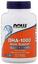 DHA-1000 Brain Support - Now Foods DHA-1000 Brain Support — photo N1