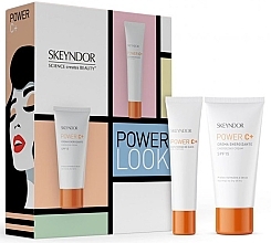 Fragrances, Perfumes, Cosmetics Dry Skin Set with Power C+ Cream - Skeyndor Power Look (cr/25ml + eye/cr/15ml)