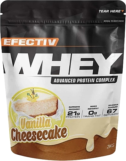 Vanilla Cheesecake Whey Protein - Efectiv Nutrition Whey Protein Vanilla Cheesecake — photo N3