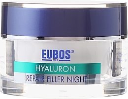 Night Face Cream - Eubos Med Anti Age Hyaluron Repair Filler Night Cream — photo N2