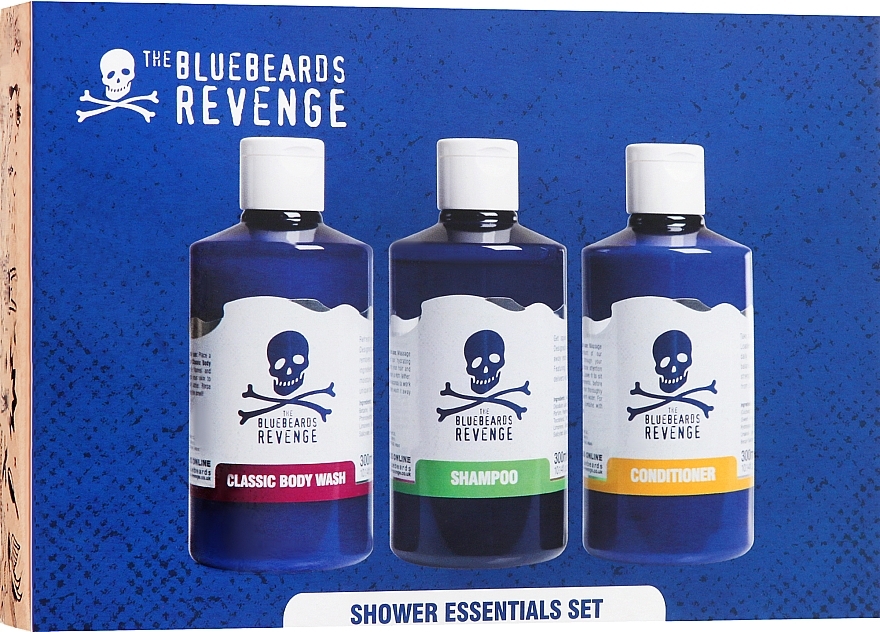 Set - The Bluebeards Revenge Shower & Styling Set (shov/gel/300ml + shm/300ml + cond/300ml) — photo N2