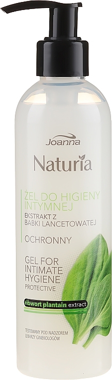 Intimate Hygiene Gel with Plantago Extract - Joanna Naturia Intimate Hygiene Gel — photo N1