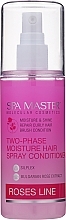 Fragrances, Perfumes, Cosmetics Moisturizing Biphase Spray Conditioner with Bulgarian Rose Extract - Spa Master
