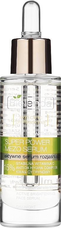 Active Brightening Face Serum - Bielenda Skin Clinic Professional Mezo Serum — photo N1