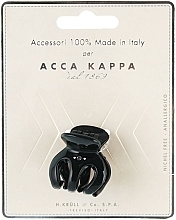 Fragrances, Perfumes, Cosmetics Claw Clip, black, small, with crystals - Acca Kappa Hair Clips