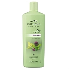 Fragrances, Perfumes, Cosmetics Nourishing Shampoo "Nettle & Burdock" - Avon Naturals Stay Strong Shampoo