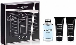 Fragrances, Perfumes, Cosmetics Boucheron Quatre Boucheron Pour Homme - Set (edt/100ml + ash/balm/100ml + sh/gel/100ml)