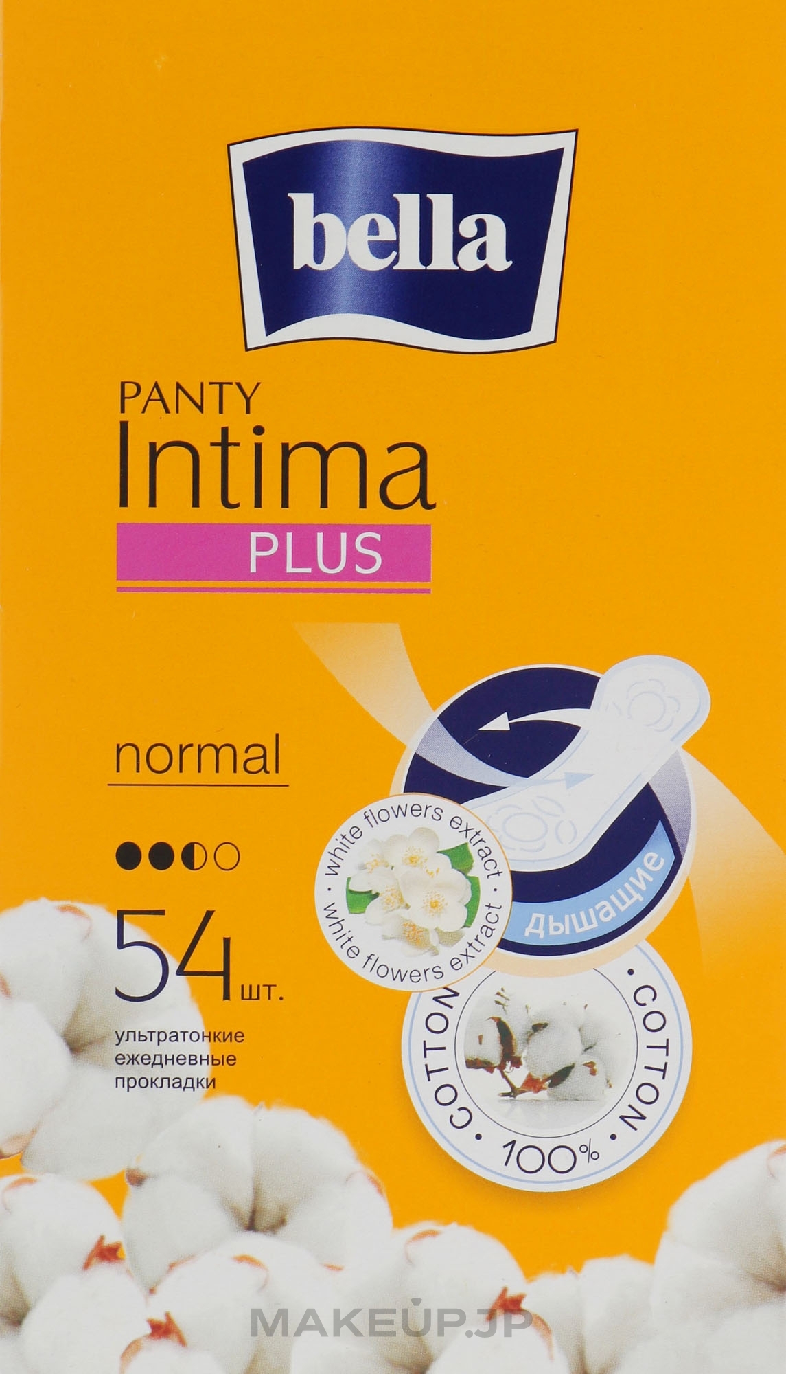 Sanitary Pads Panty Intima Plus Normal, 54 pcs - Bella — photo 54 szt.