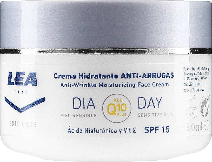 Moisturizing Anti-Wrinkle Day Face Cream - Lea Skin Care Anti-Wrinkle Moisturizing Q-10 Day Face Cream — photo N2