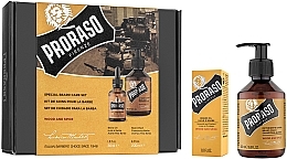 Fragrances, Perfumes, Cosmetics Beard Care Set - Proraso Wood & Spice (shm/200ml + oil/30ml)