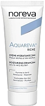 Day Face Cream - Noreva Aquareva Moiturizing Cream Rich Textured — photo N1