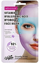 Face Sheet Mask with Hyaluronic Acid & Vitamin E - Mond'Sub Vitamin E Hyaluronic Acid Hydrogel Face Mask — photo N1