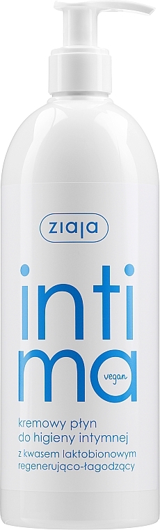 Intimate Wash Cream Fluid with Lactobionic Acid - Ziaja Intima — photo N5