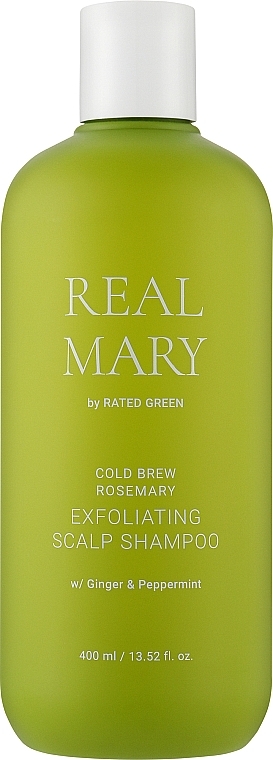Cleansing Rosemary Shampoo - Rated Green Real Mary Exfoliating Scalp Shampoo — photo N1