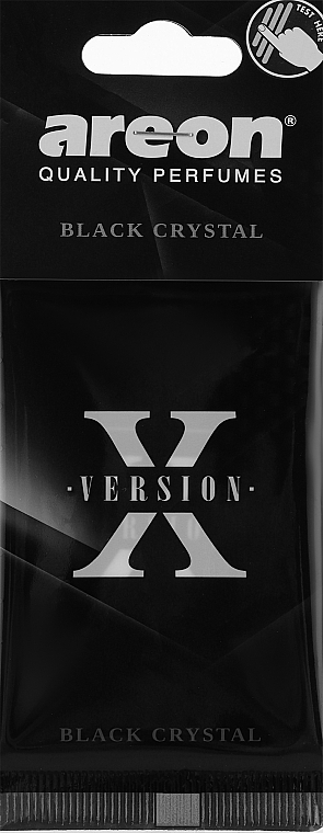 Black Crystal Car Air Freshener - Areon X-Version Black Crystal — photo N1