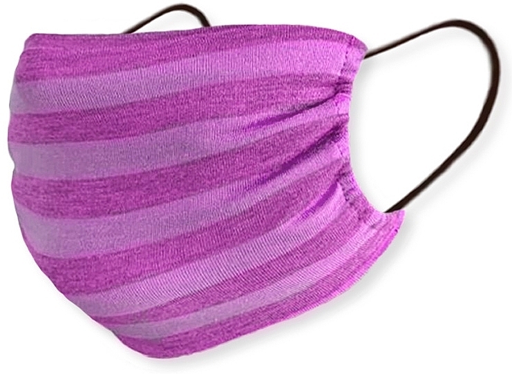 Reusable Knit Mask with Pocket, lilac - Piel Cosmetics Safe Care — photo N1