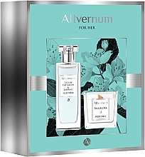 Fragrances, Perfumes, Cosmetics Allvernum Lilly & Jasmine Gift Set - Set (edp/50ml + candle/100g)