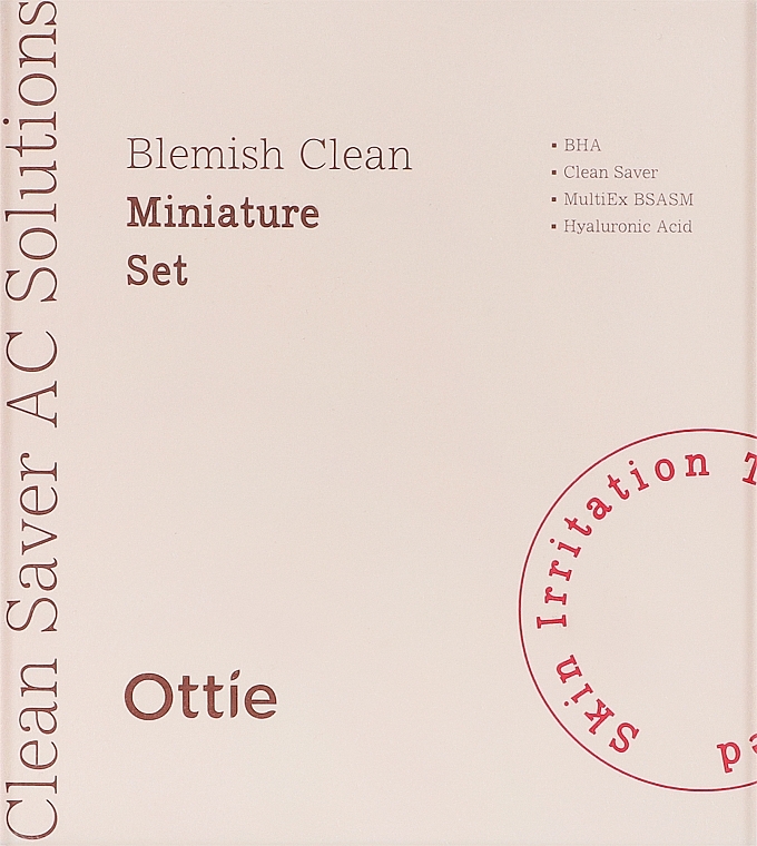 キット - Ottie Blemish Clean Miniature Set (foam/30ml + ton/30ml + cr/30ml) — photo N1