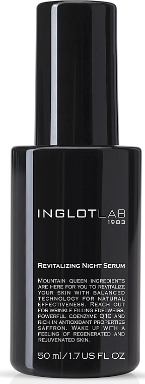 リバイタライジング ナイトセラム - Inglot Lab Revitalizing Night Serum	 — photo N4