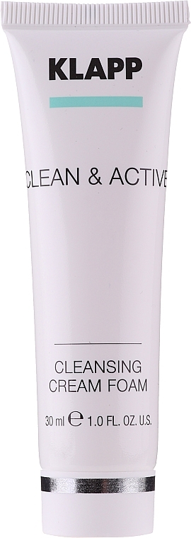 Basic Cleansing Cream Foam - Klapp Clean & Active Cleansing Cream Foam — photo N1