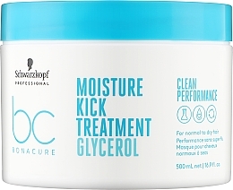 Mask for Normal and Dry Hair - Schwarzkopf Professional Bonacure Moisture Kick Treatment Glycerol — photo N6