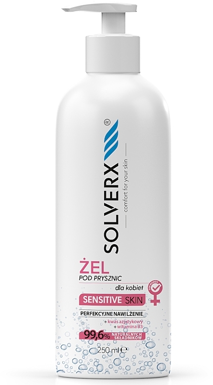 Shower Gel - Solverx Sensitive Skin Shower Gel — photo N3