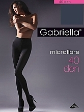 Fragrances, Perfumes, Cosmetics Tights 'Microfibre' 40 Den, grafit - Gabriella