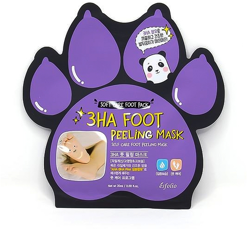 Foot Peeling Mask - Esfolio 3HA Foot Peeling Mask — photo N1