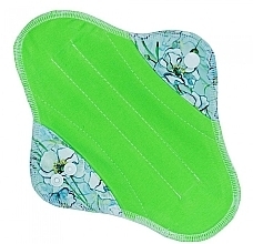 Reusable Cotton Daily Liner, green peony - Soft Moon Ultra Comfort Regular — photo N2