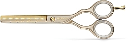 Fragrances, Perfumes, Cosmetics Thinning Scissors with Half Blade, golden - Kiepe Scissors Blending Luxury Gold-Gold 5,5