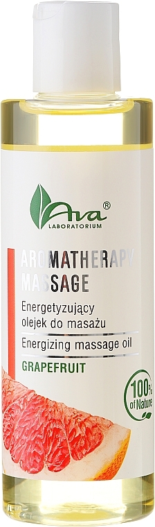 Energizing Massage Oil with Grapefruit - Ava Laboratorium Aromatherapy Massage Energizing Massage Oil Grapefruit — photo N1