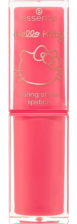 Lipstick with Matte Finish - Essence Hello Kitty Caring Sheer Lipstick — photo N1