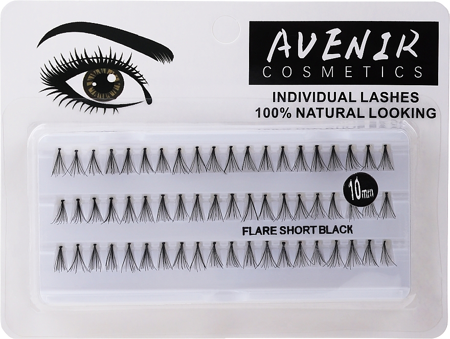 Individual Lashes, 10 mm - Avenir Cosmetics — photo N2