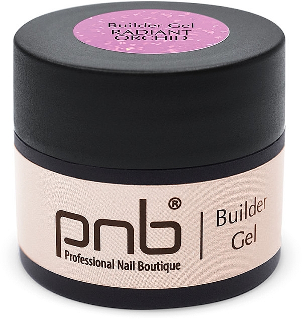 Nail Builder Gel, rich pink - PNB UV/LED Builder Gel Radiant Orchid — photo N2