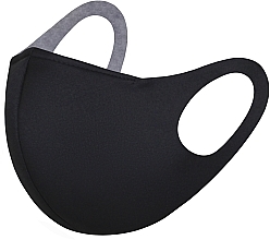 Fragrances, Perfumes, Cosmetics Face Protection Mask, black, M-size - MAKEUP