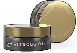 Mattifying Strong Hold Hair Wax - MTJ Cosmetics Superior Therapy White Clay Wax — photo N8