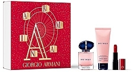 Fragrances, Perfumes, Cosmetics Giorgio Armani My Way - Set (edp/50ml + b/lot/75ml + lip/stick/mini/1.4g)