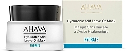 Leave-In Face Mask with Hyaluronic Acid - Ahava Hyaluronic Acid — photo N2