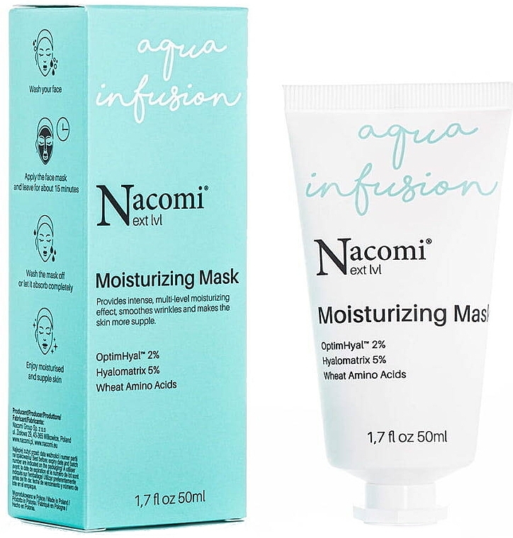 Moisturizing Face Mask - Nacomi Next Level Moisturizing Mask — photo N1