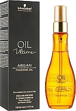 Argan Oil for Normal and Thick Hair - Schwarzkopf Professional Oil Ultime Argan Finishing Oil — photo N4
