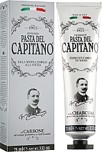 Charcoal Toothpaste - Pasta Del Capitano Charcoal — photo N2