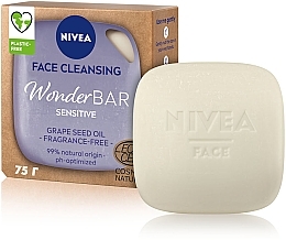 Natural Face Cleanser for Sensitive Skin - Nivea WonderBar Sensitive Face Cleansing — photo N3