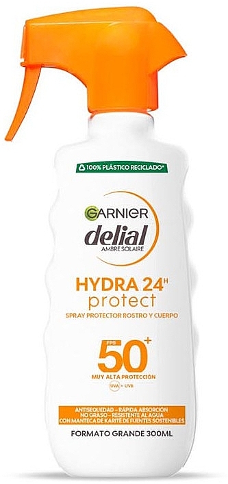 Sunscreen Spray - Garnier Delial Ambre Solaire Hydra 24h Protect Spray SPF50+ — photo N2