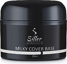 Camouflage Base Coat, 30 ml - Siller Professional Base Cover Milky — photo N1