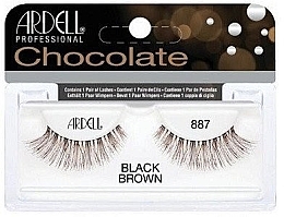 False Lashes - Ardell Chocolate Lash Black Brown 887 — photo N1