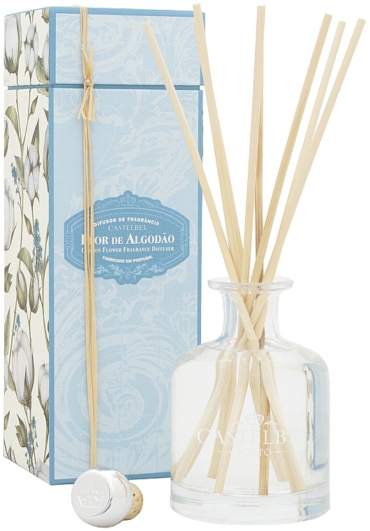Cotton Flower Reed Diffuser - Castelbel Cotton Flower Fragrance Diffuser — photo N2