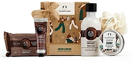 Fragrances, Perfumes, Cosmetics 5-Piece Set - The Body Shop Creamy + Dreamy Coconut Essentials Gift