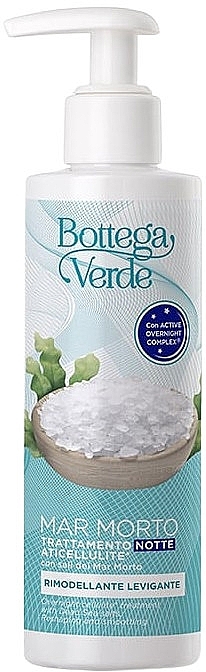 Anti-Cellulite Night Gel Cream - Bottega Verde Dead Sea Overnight Cellulite Treatment — photo N1