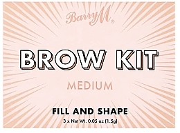 Brow Styling Kit - Barry M Fill and Shape Brow Kit — photo N17